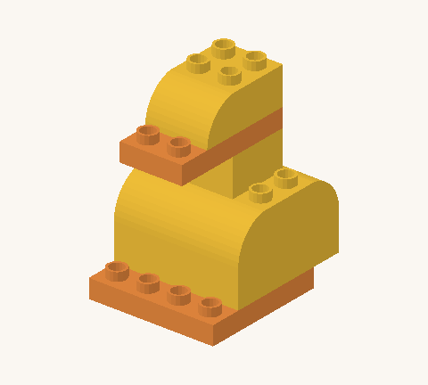 Little duck, a digitally rendered brick build